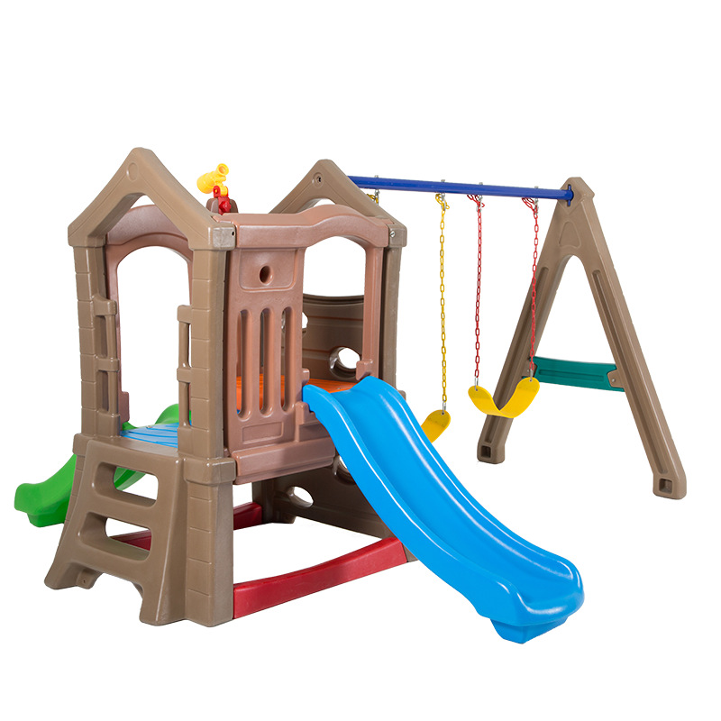 Kids Outdoor Swing Set With Slide - Yüksek Kaliteli Çocuklar İçin İç/Dış Mekan