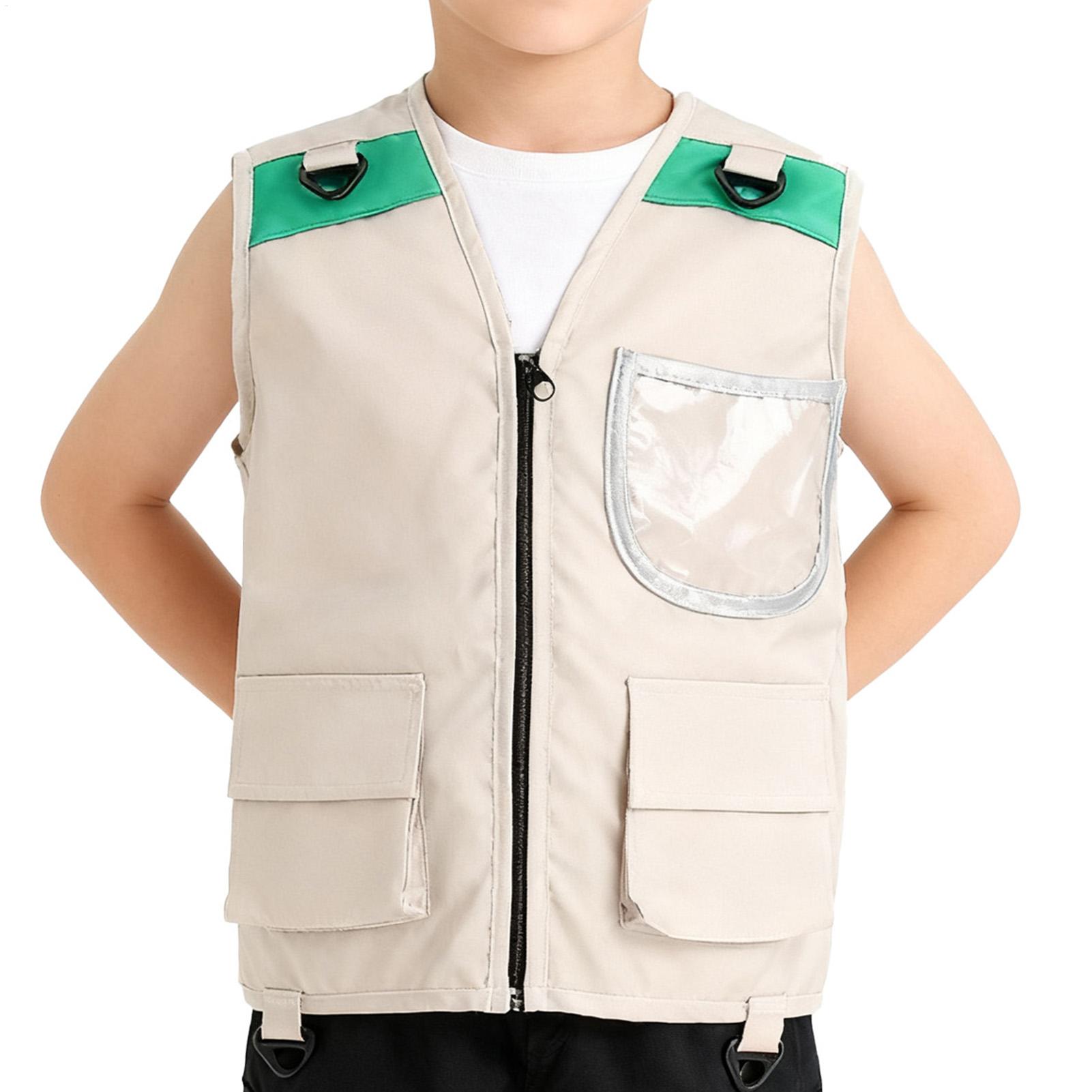 Kids Outdoor Explorer Kit - Çocuklar için Kaşif Yeleği Kostümü Safari