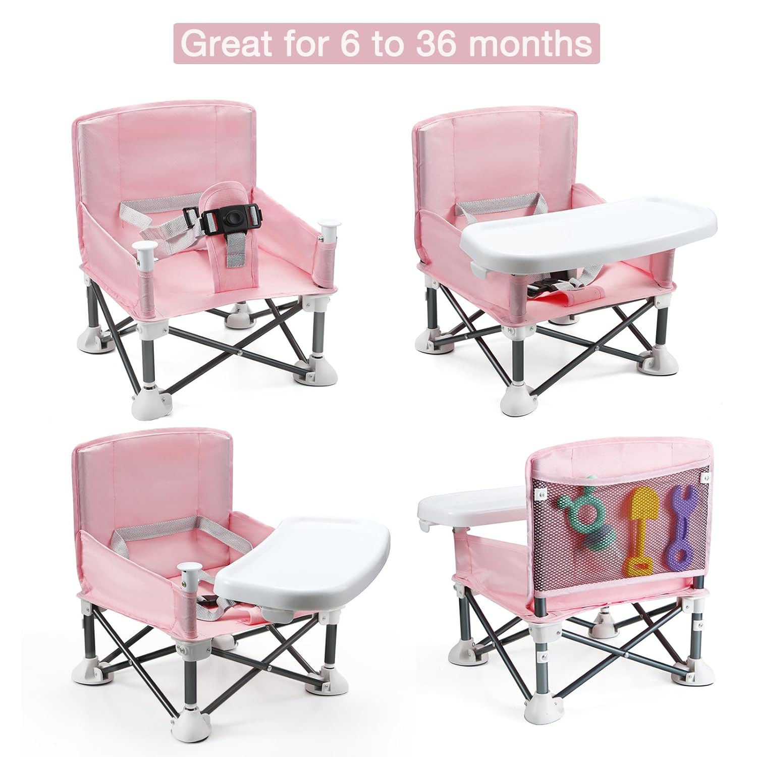 Kids Outdoor Lawn Chair - Taşınabilir Bebek Koltuğu Seyahat Kompakt Katlama