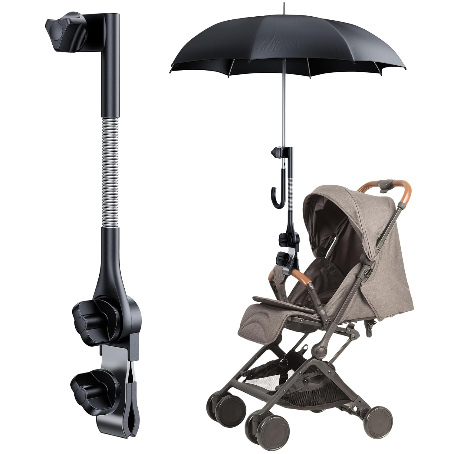 Kids Outdoor Table And Chairs - 360 ° Ayarlanabilir Klipsli Bebek Şemsiye