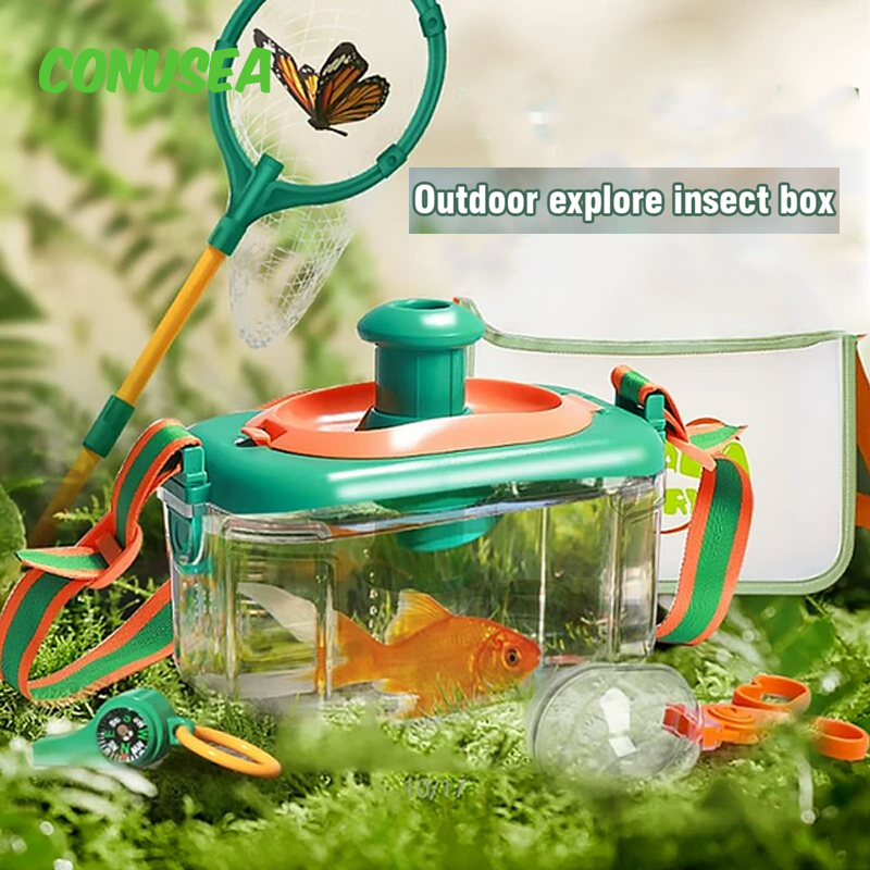 Kids Outdoor Explorer Kit - Çocuklar için Böcek Kelebek Yakalayıcı, Açık
