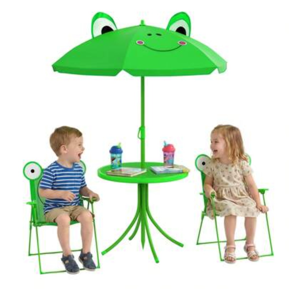 Kids Outdoor Table And Chairs - Çocuk Masa ve Sandalye Seti, Açık