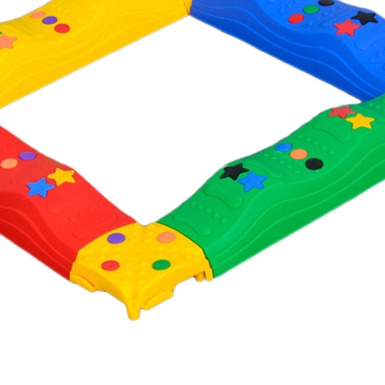 Kids Outdoor Balance Beam - Çocuk Denge Kirişleri Dengeyi Geliştirir Renkli