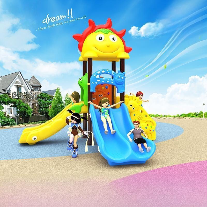 Kids Outdoor Adventure Park - Çocuk Cenneti Çelik ve Plastik Kaydıraklı