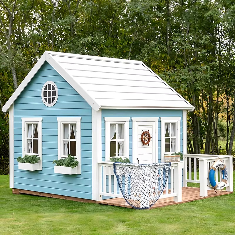 Kids Outdoor Playhouse - Açık Hava Bahçe Kulübesi Çocuk Oyun