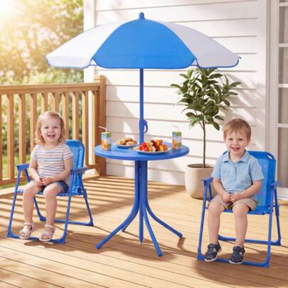 Kids Outdoor Table And Chairs - Çocuk Piknik Masası Açık Hava Seti,