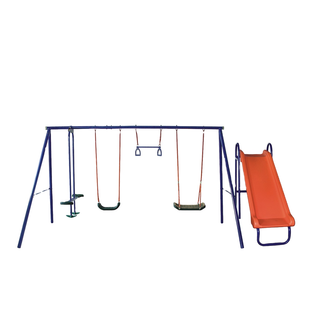 Toptan Ucuz Altı İstasyonlu Aç - Kids Outdoor Swing Set With Slide incelemesi ve fiyatı