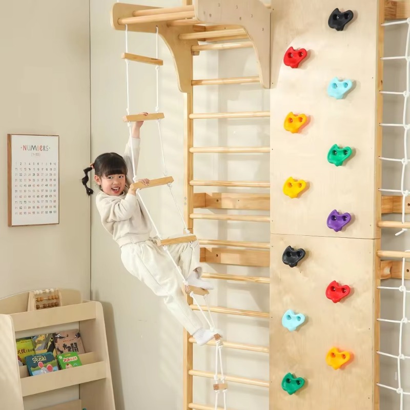 İç Mekan Maymun Barları Çocukl - Kids Outdoor Wooden Climbing Frame incelemesi ve fiyatı