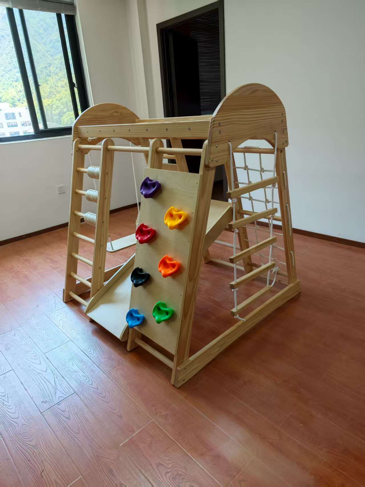 Ahşap Çocuk Tırmanma Çerçevesi - Kids Outdoor Wooden Climbing Frame incelemesi ve fiyatı