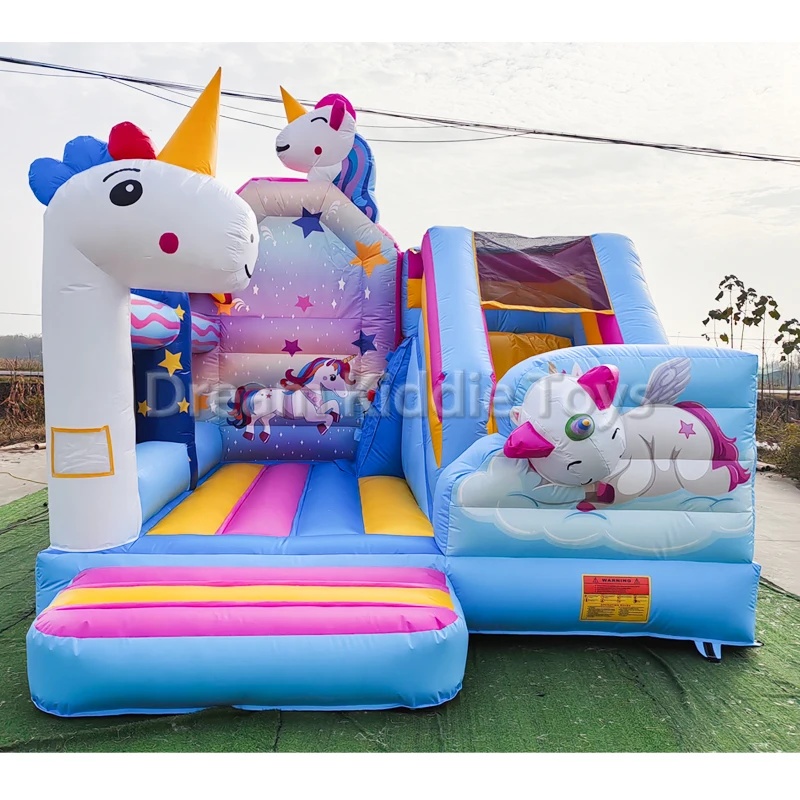 Unicorn Rainbow PVC Şişme Kale - Kids Outdoor Adventure Park incelemesi ve fiyatı