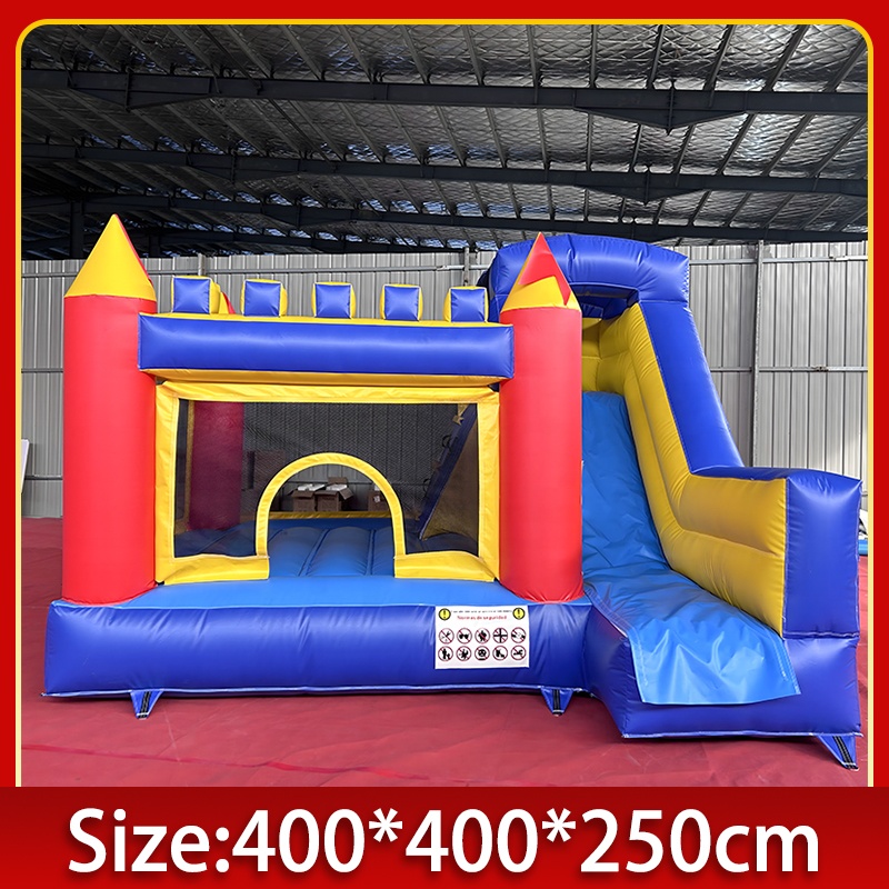 4m x 4m Şişme Oyun Evi, Kaydır - Kids Outdoor Playhouse incelemesi ve fiyatı