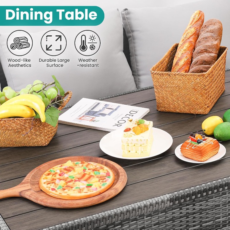 Wumiokio Veranda Mobilya Seti, - Kids Outdoor Dining Table incelemesi ve fiyatı